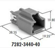 7282-3440-40 Разъем жгута проводов YPT 9.5WP 7282-3440-40 Разъем жгута проводов YPT 9.5WP