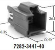 7282-3441-40 Разъем жгута проводов YPT 9.5WP 7282-3441-40 Разъем жгута проводов YPT 9.5WP