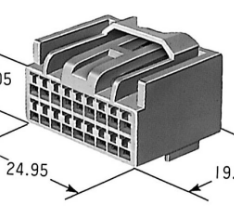 7283-5833 Yazaki Автомобильный разъем 7283-5833 Yazaki Автомобильный разъем